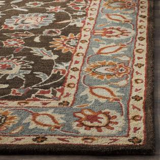 Safavieh Heritage Hand Woven Wool Charcoal Blue Area Rug 8 X 10