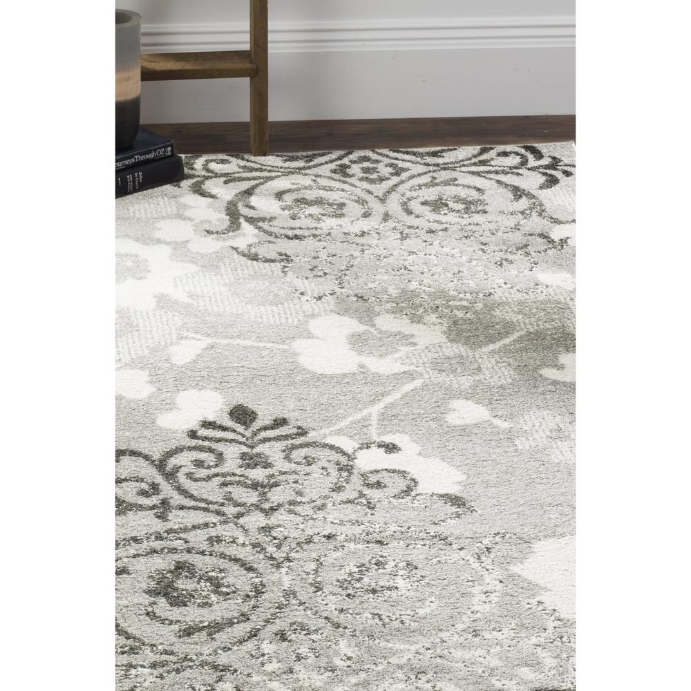 Safavieh  Adirondack Collection Adr114b Silver and Ivory Oriental Vintage Area 8', 10'