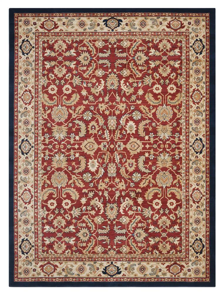 Safavieh  Austin Red and Creme Rectangle: 8 Ft. In. x 11 Ft. In. Area Rug 11 ft.