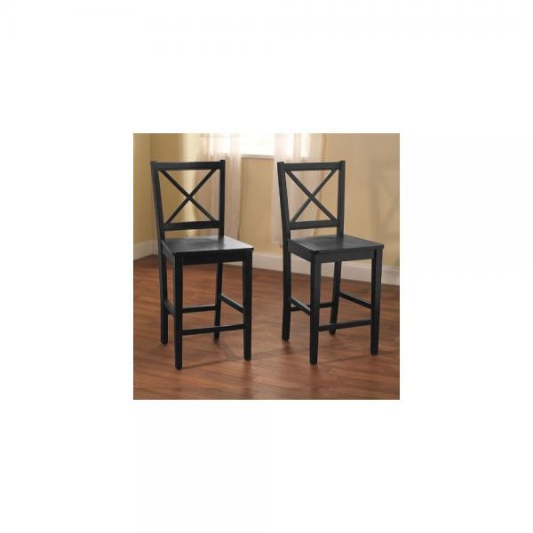 Commercial Seating Products TMS Virginia 4" Bar Stool (Set of black, 2