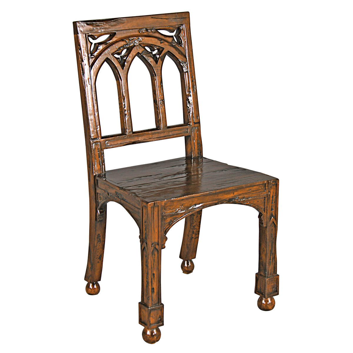 Design Toscano  Gothic Revival Rectory Chair: Set of Two 2