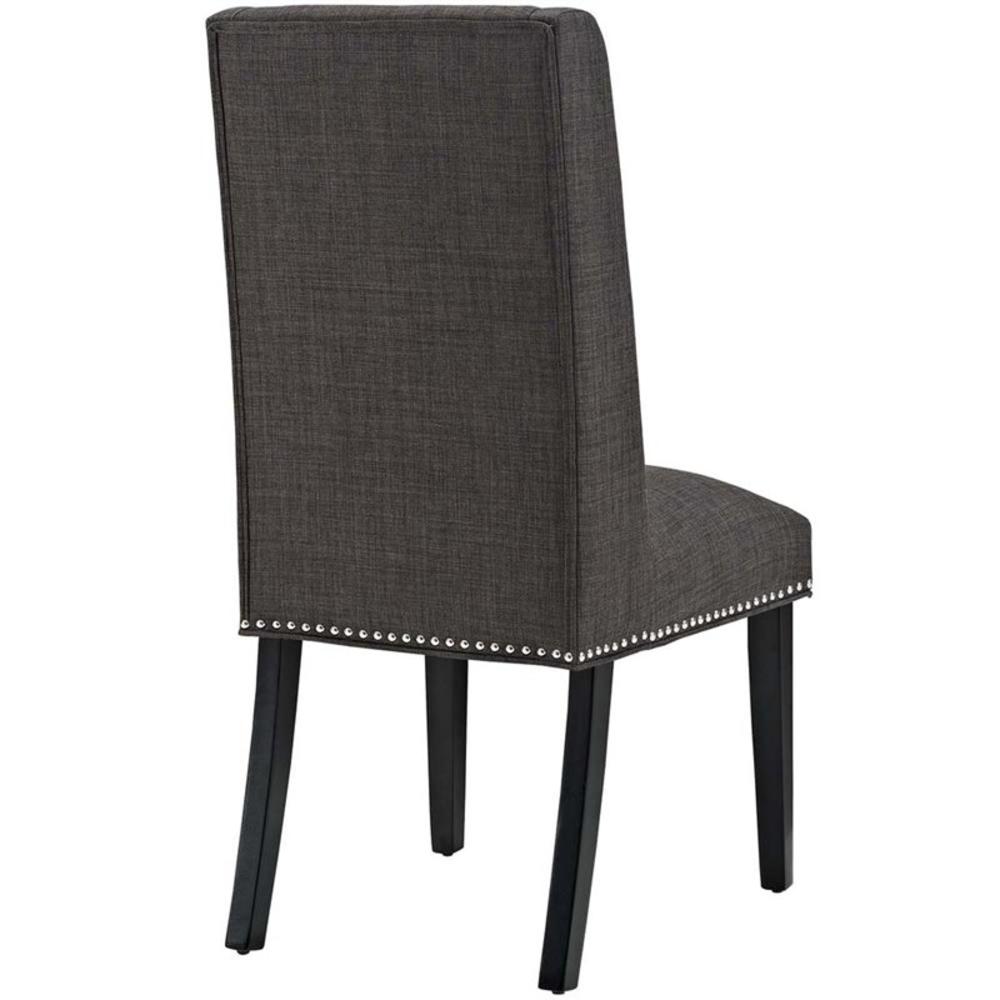 Modway  Furniture Baron Fabric Dining Chair in brown