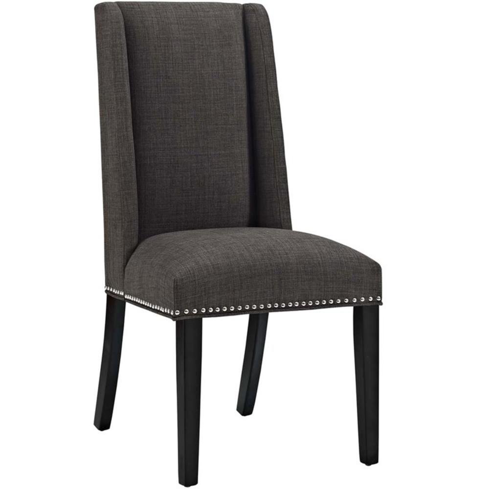 Modway  Furniture Baron Fabric Dining Chair in brown