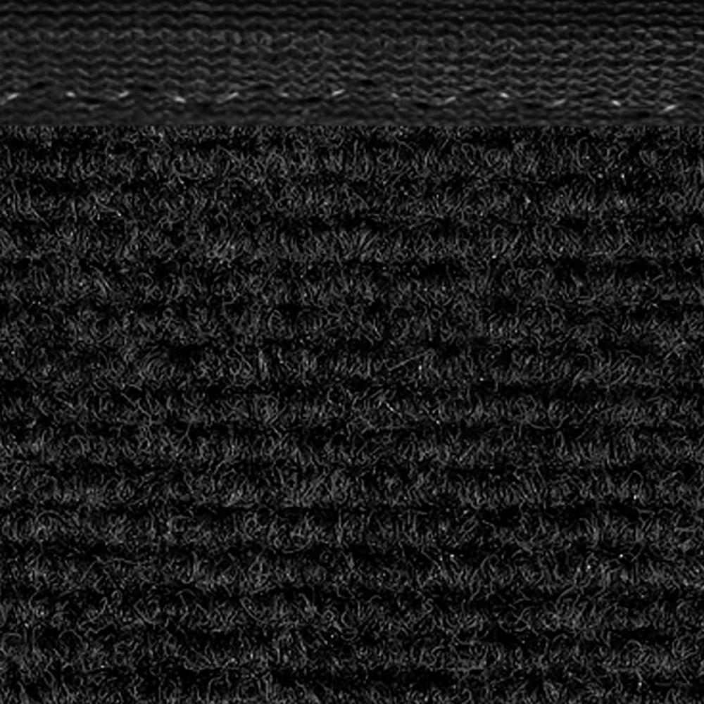 House, Home and More Outdoor Carpet Runner - Black - 3' x 10'