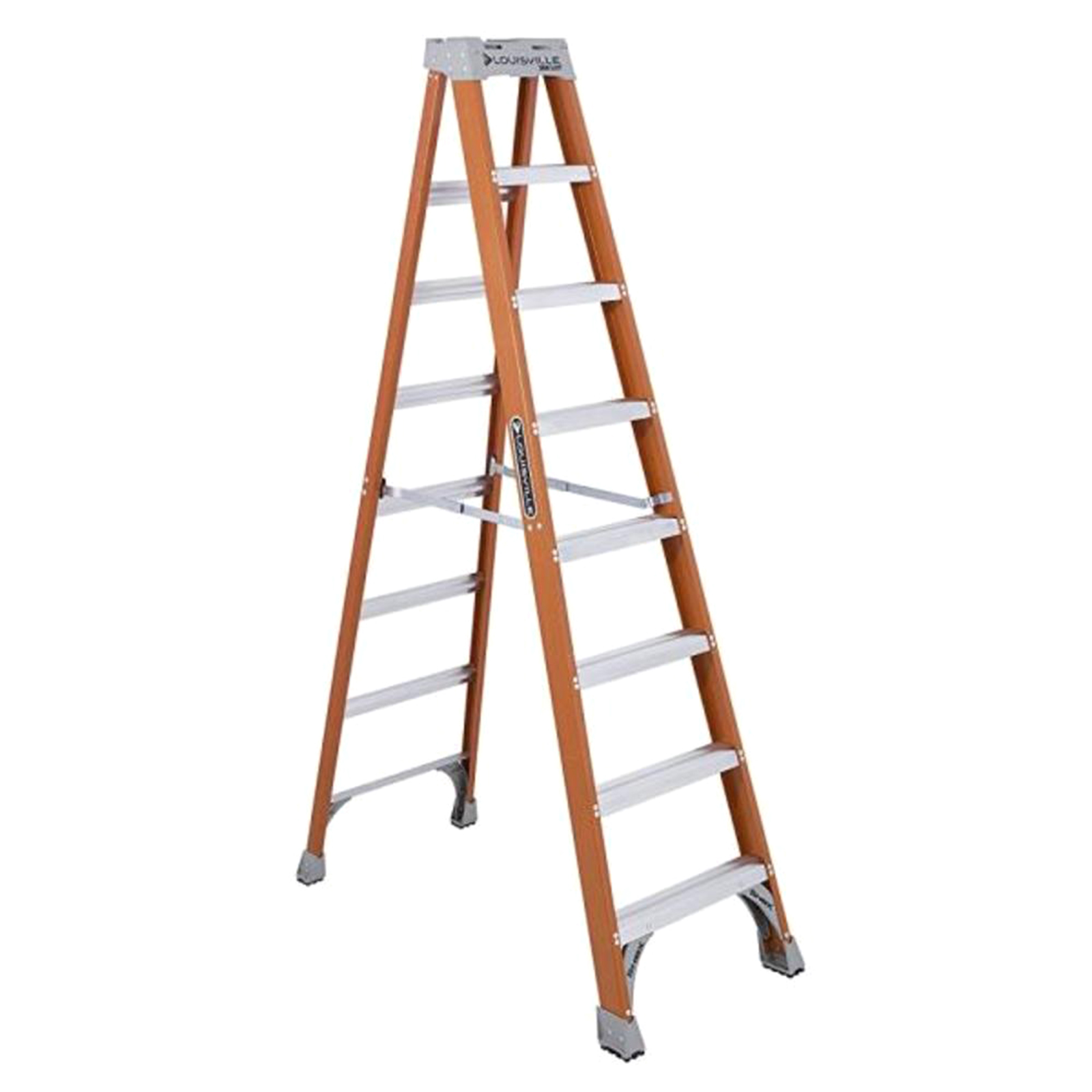 Louisville FXS1508 300lb Duty Rating Fiberglass Cross-Step Ladder