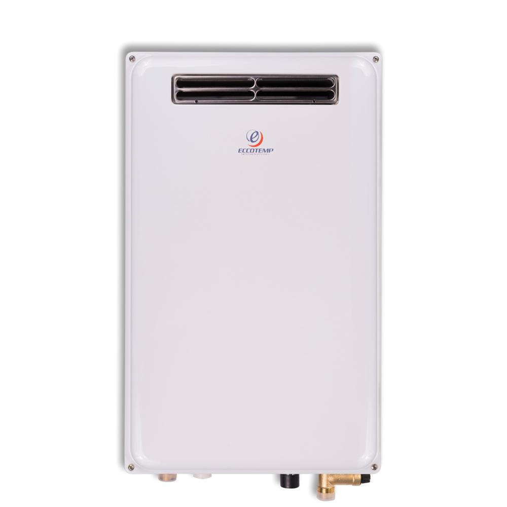 Eccotemp 45H-NG 6.8GPM Natural Gas Tankless Water Heater with Digital Remote - White