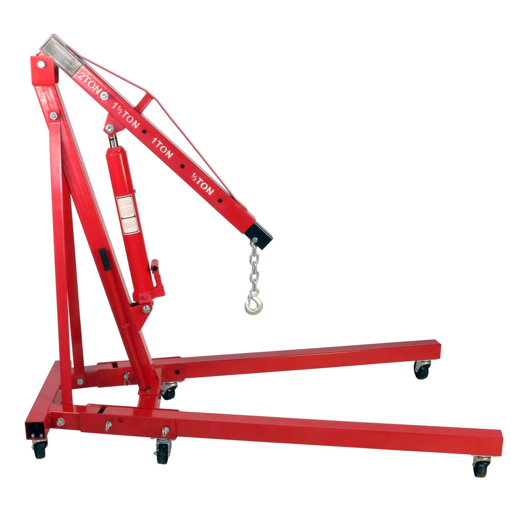 Dragway Tools LD3012 2T Folding Shop Crane - Cherry Picker