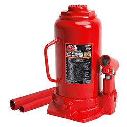 TORIN BIG RED T92003B Torin Hydraulic Welded Bottle Jack, 20 Ton (40,000 lb) Capacity, Red