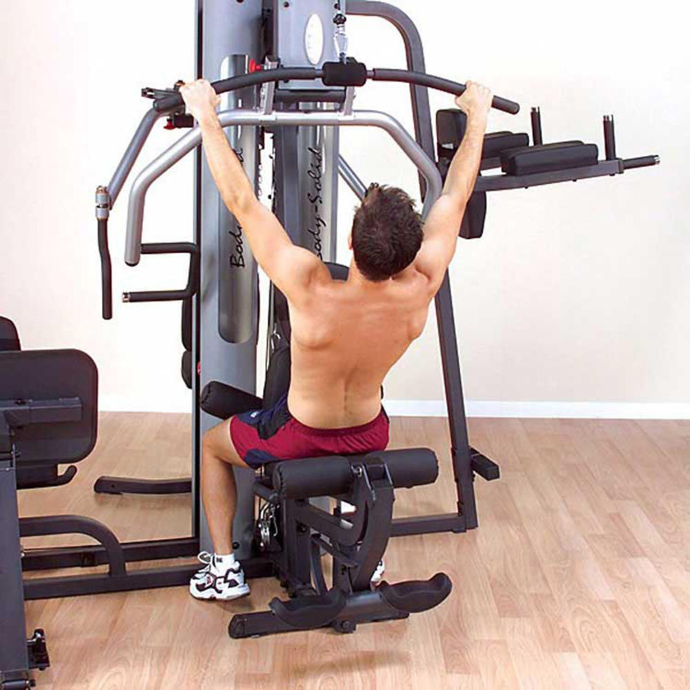 Body-Solid 2-Stack Home Gym with Leg Developer Station