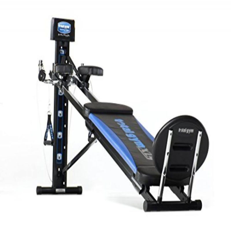 Total Fitness Total Gym XLS Plus AbCrunch Bench with Upgraded Comfort System