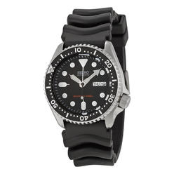Seiko SKX007K1 Mens Divers Automatic Black Dial Rubber Band Watch