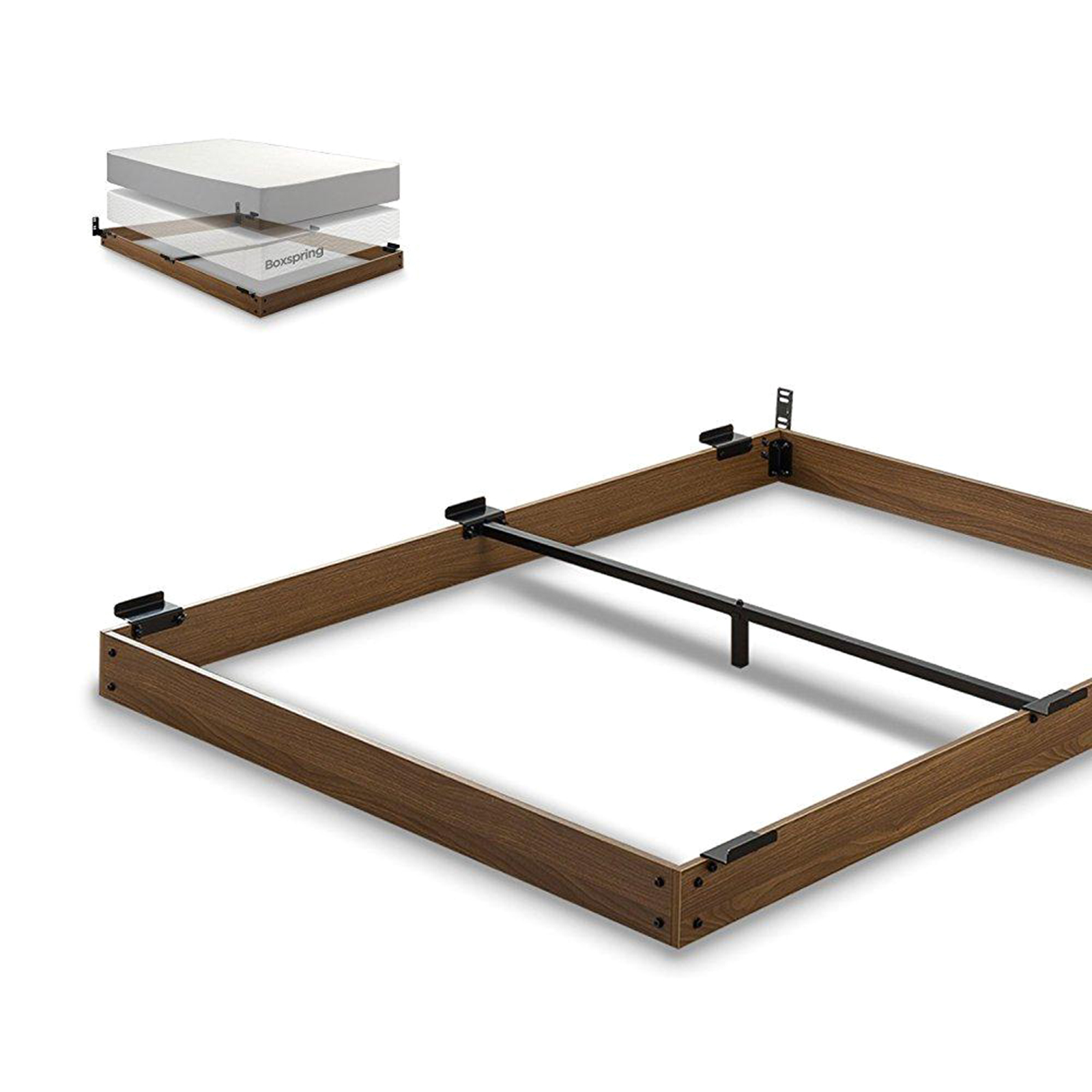 Zinus 5" King Wood Bed Frame