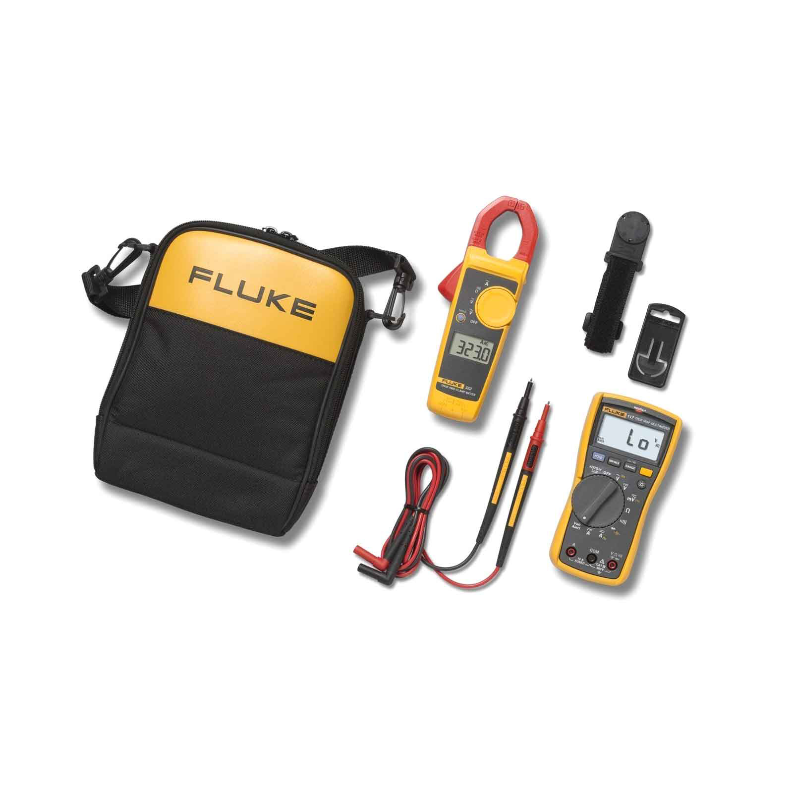 Fluke 117/323 Handheld Multimeter and Clamp Combo Kit