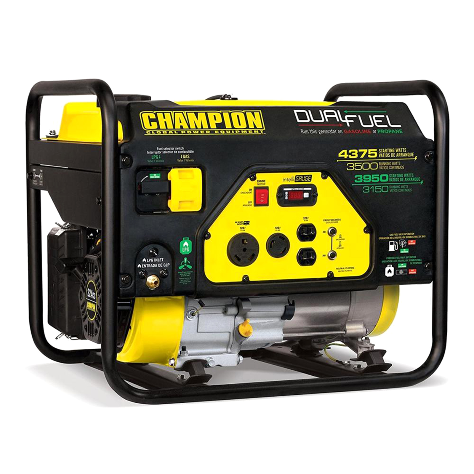 Champion Power Equipment 100307  3500W Dual Fuel RV Ready Portable Generator