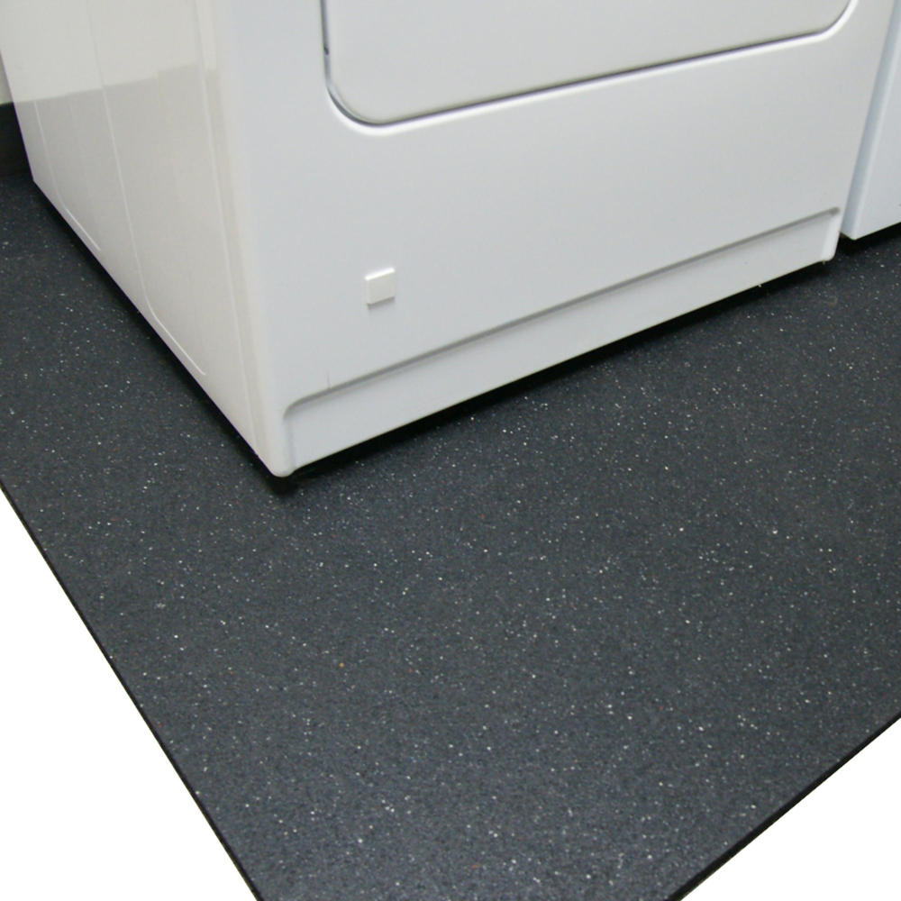 Rubber-Cal Rubber Floor Protection Mat - 3/4"H x 3'W x 4'L