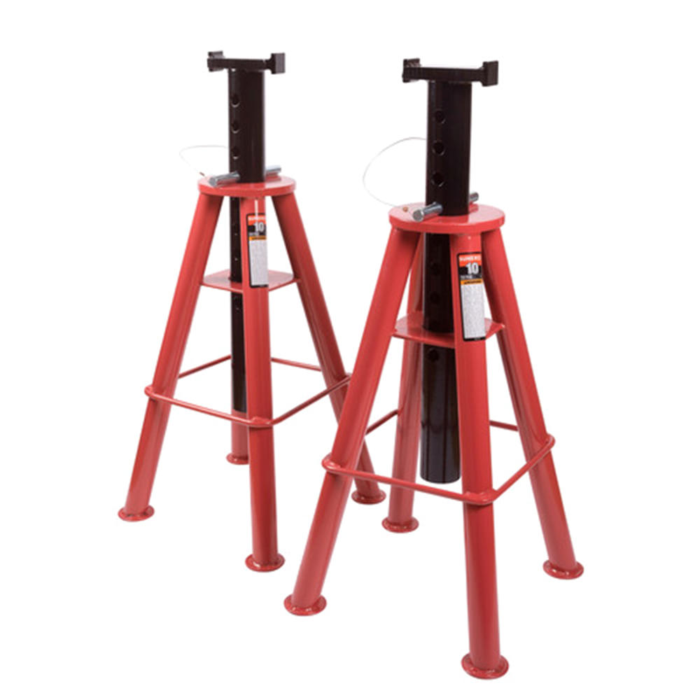 Sunex 10T High Jack Stands with Height-Adjustment Pins