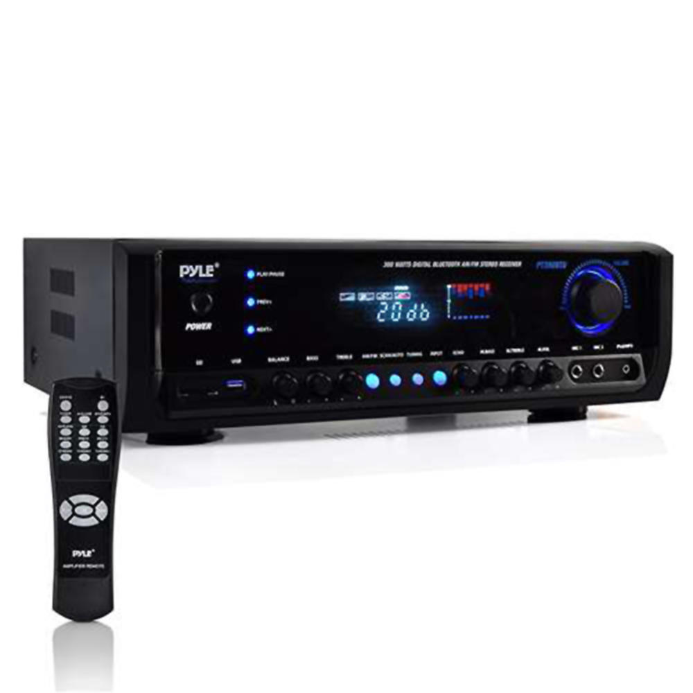 Pyle PT390BTU  17" Digital Home Theater Bluetooth Stereo Receiver with Remote