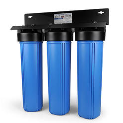 iSpring Water Systems LLC iSpring Whole House Water Filter System, Reduces Iron, Manganese, Chlorine, Sediment, Taste, Odor, 3-Stage Iron Filter Whole Hou