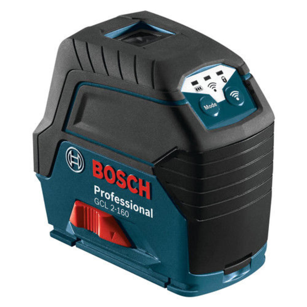 Bosch 165' Professional Self-Leveling Cross-Line Laser with Plumb Points