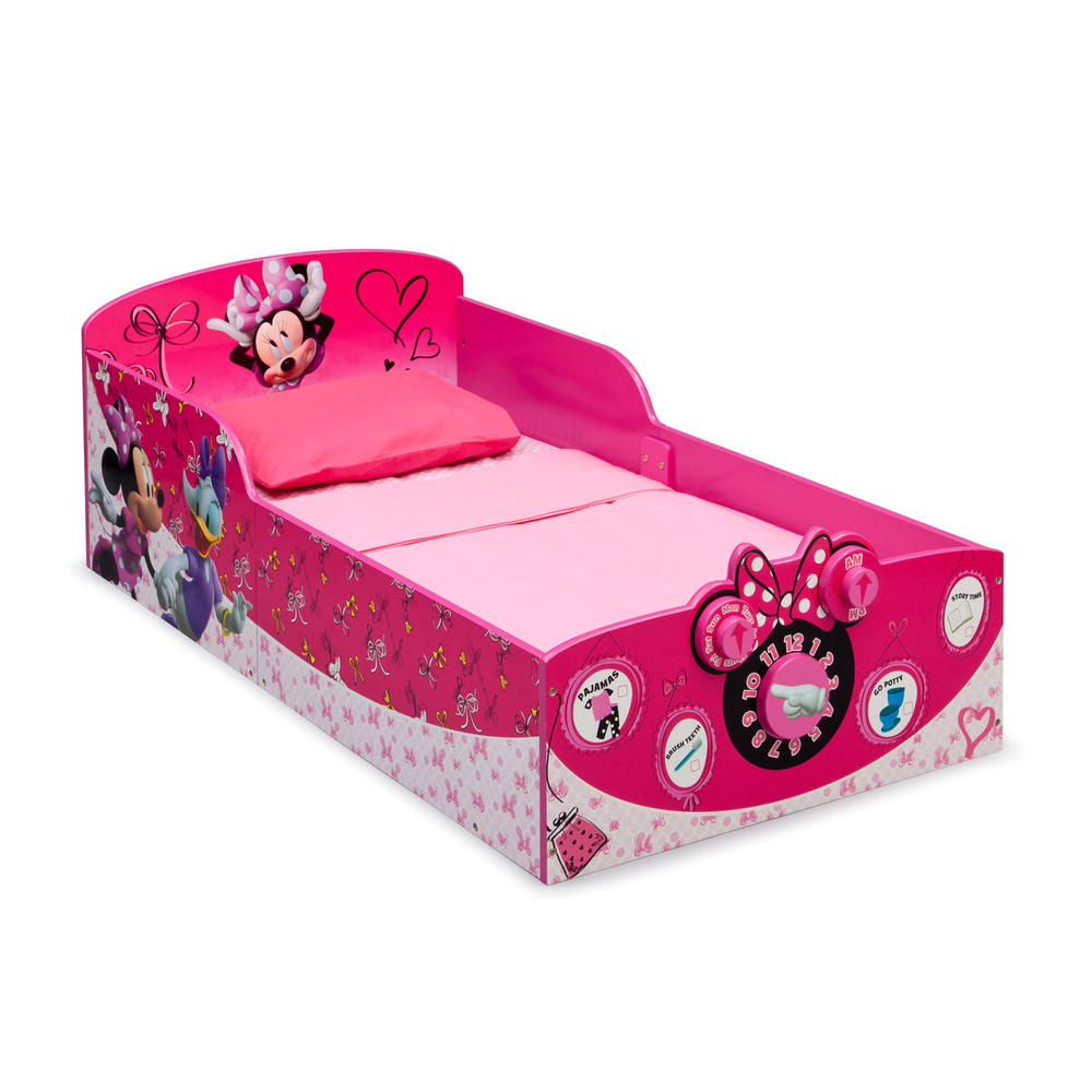 Delta Children Disney Minnie Mouse Interactive Toddler Bed