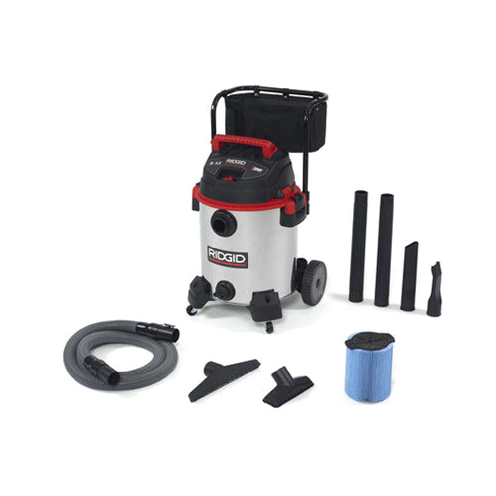 Ridgid 50353 Pro 6.5HP 16gal Stainless Steel Wet/Dry Vacuum with Blowing Capacity