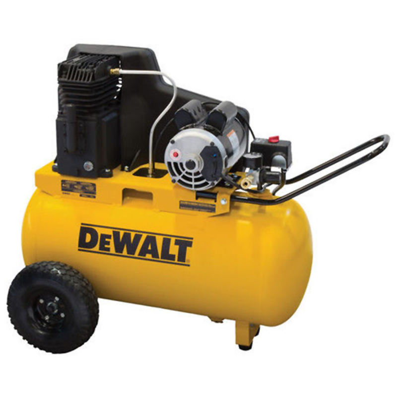DeWalt 20Gal Cast Iron 1.9 HP OilLube Horizontal Air Compressor