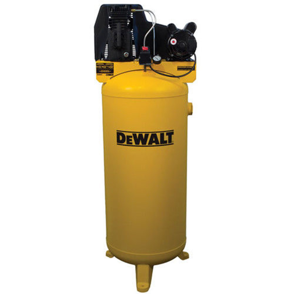 DeWalt 60gal Cast Iron 3.7HP Vertical Air Compressor with Pressure Gauge