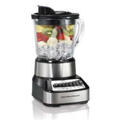 Hamilton Beach Brands Inc. hamilton beach 54221 wave crusher blender, with with 14 functions and 40oz glass jar, stainless steel