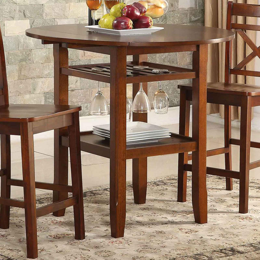 Acme Furniture Tartys Wooden Counter Height Dining Table - Cherry