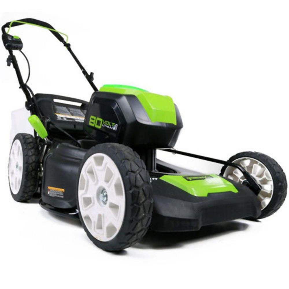 Greenworks GLM801600 2502202 21" 80V Cordless Lithium-Ion 3-in-1 Lawn Mower