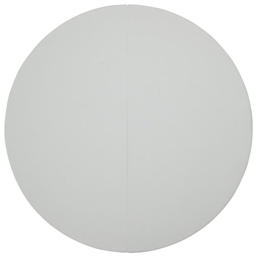 Flash Furniture Bi-Fold 71" Round Plastic Folding Table - Granite White