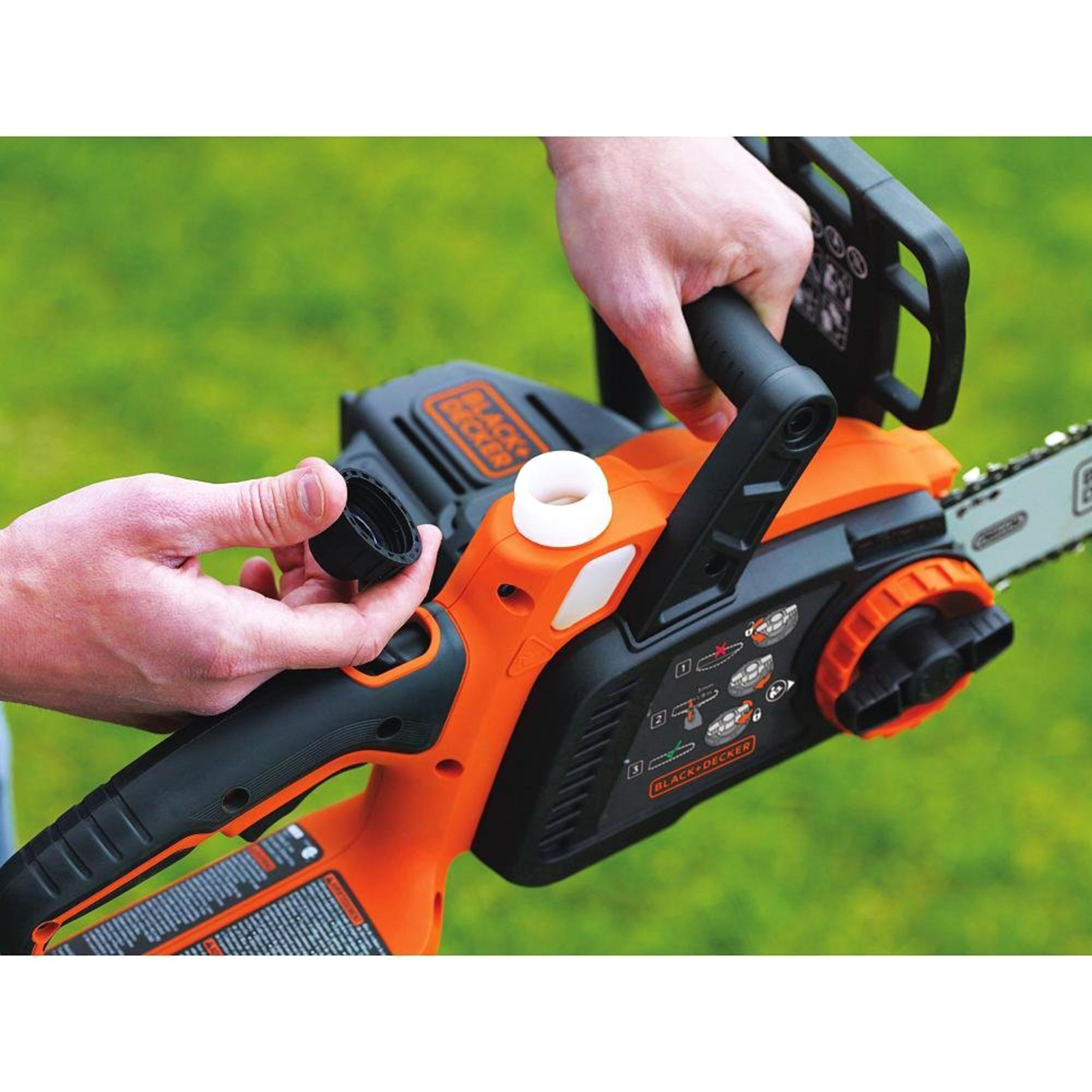 Catena Per Motosega 10" 3/8 LP – 2 Pezzi Compatibile BLACK+DECKER LCS1020 20V - Foto 4