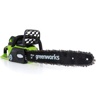 Greenworks 16' 40V Lithium-Ion Cordless Mover, Black+Decker Cordless  Chainsaw And Black+Decker Cordless Leaf Blower