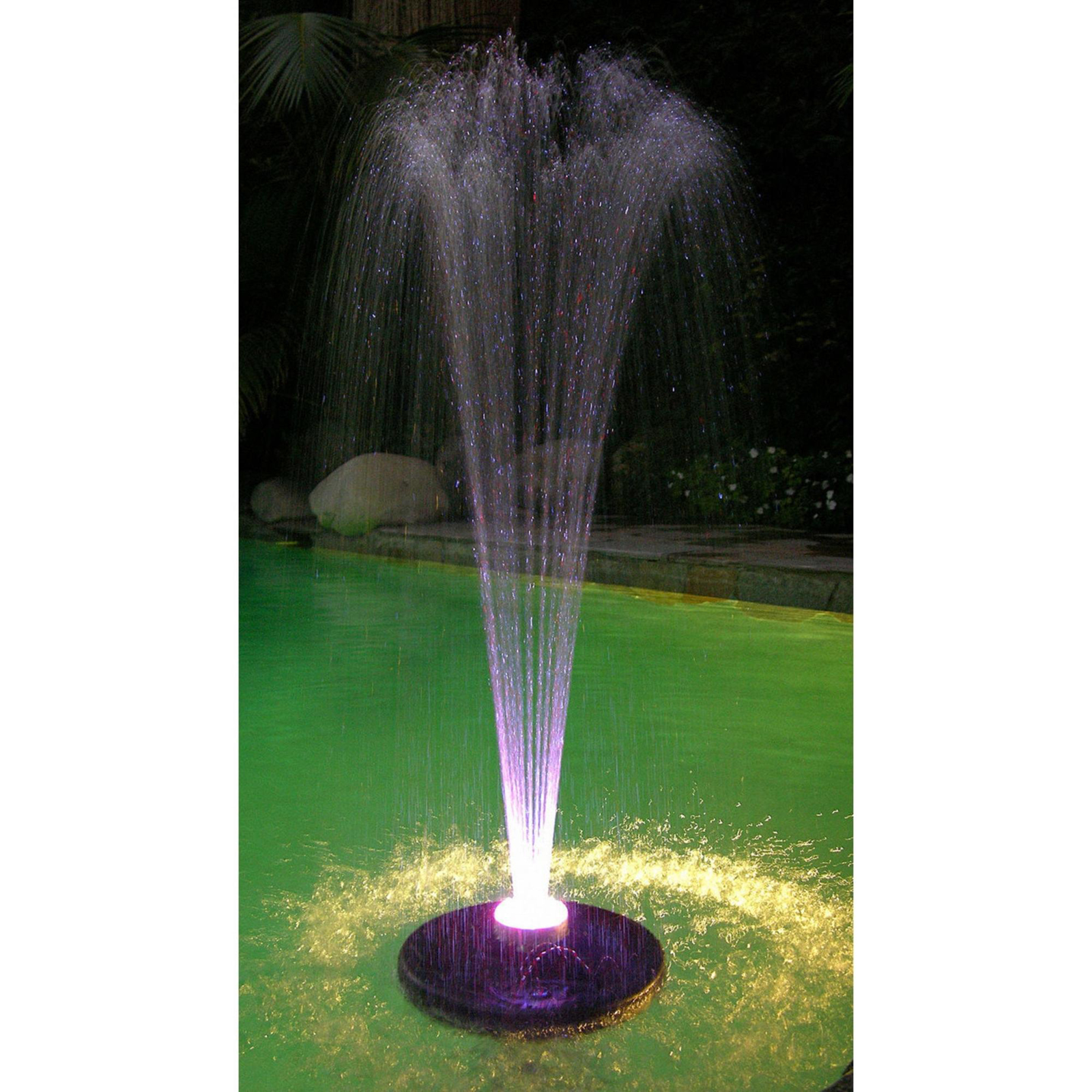 Alpine FTC102 Floating Spray Fountain with 48 LED Lights and 550GPH Pump