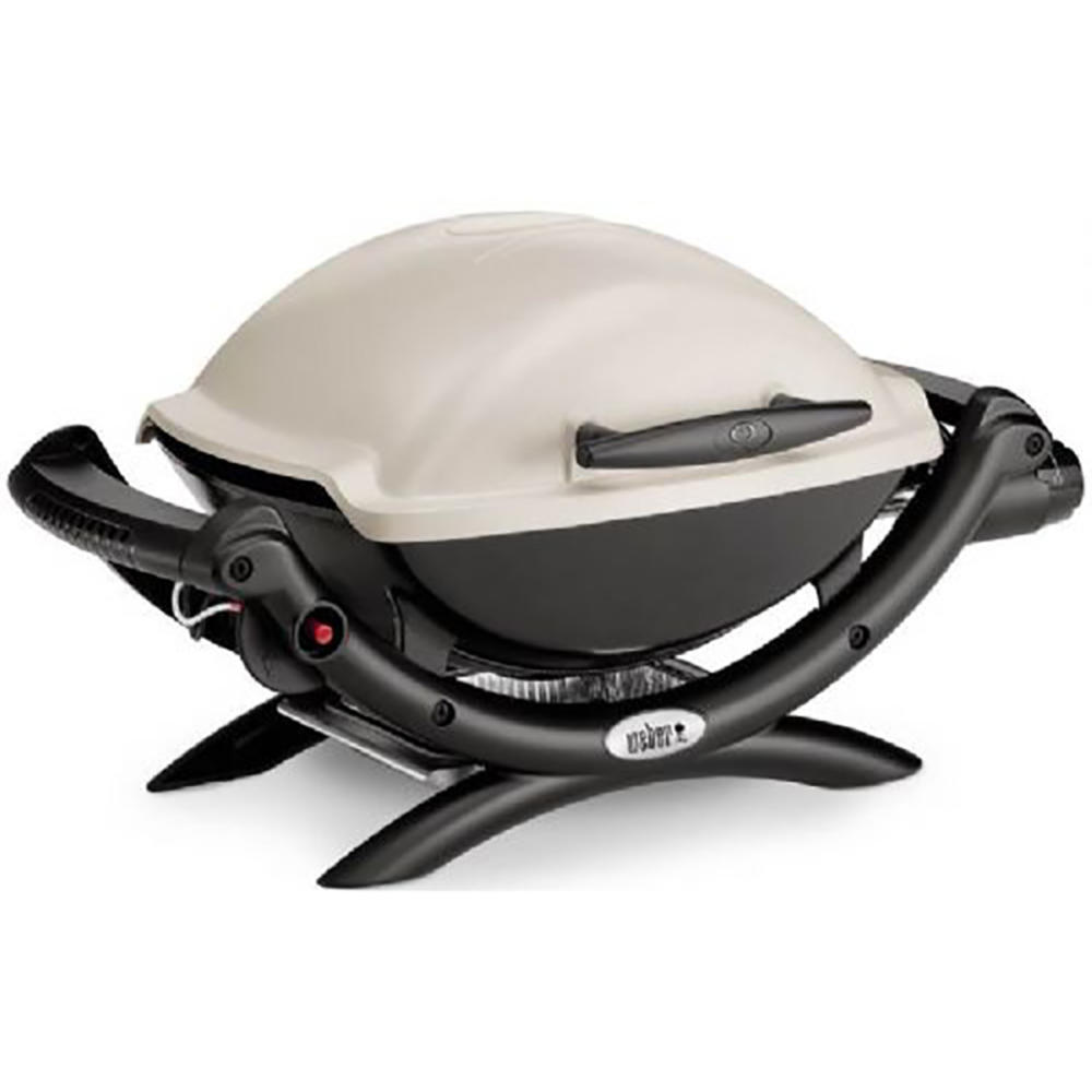 Weber 1-Burner Liquid Propane Portable Tabletop Grill with Push-Button Ignition