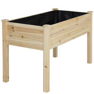 Best Choice Products 49 Wood Raised Garden Bed Sears Marketplace