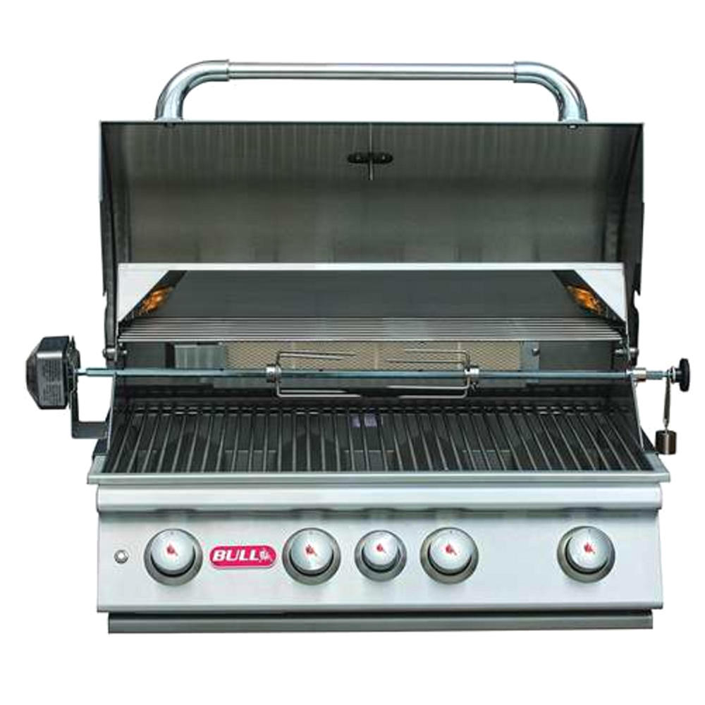 Bull Outdoor Products Angus 4Burner BuiltIn Propane Gas Grill