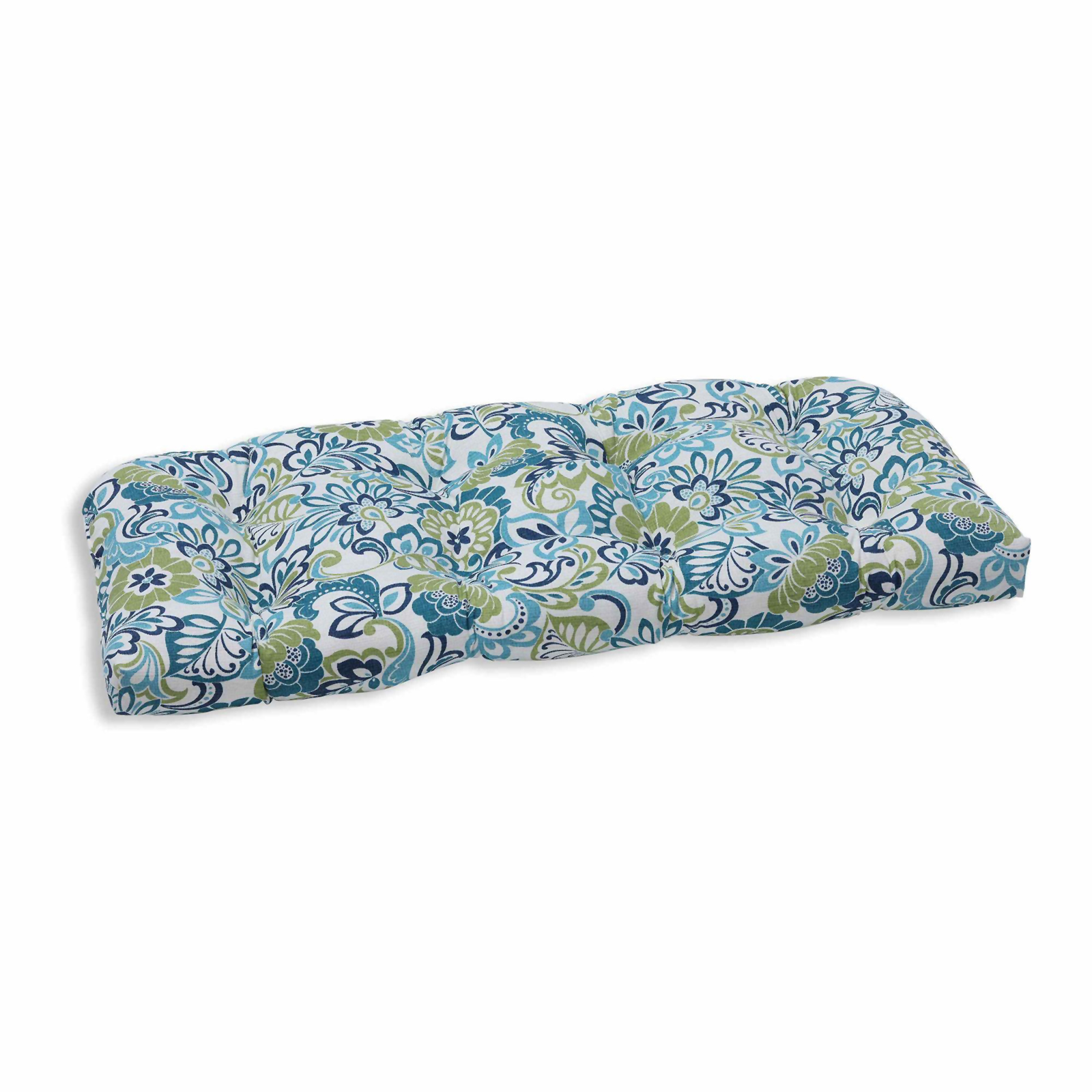 Pillow Perfect Zoe Millard Wicker Loveseat Cushion - Floral