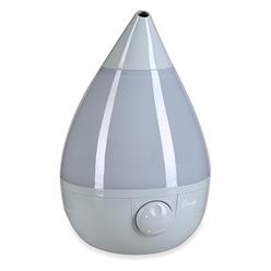 Crane USA Crane Drop Ultrasonic Cool Mist Humidifier, Filter Free, 1 Gallon, 500 Sq Ft Coverage, Air Humidifier for Plants Home Bedroom Ba