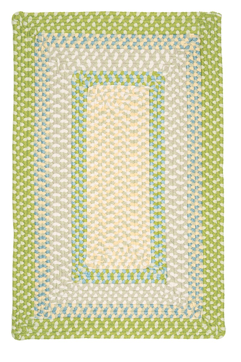 Clonial Mills Colonial Mills MG69R144X180R Montego Indoor/Outdoor Area Rug, Lime Twist