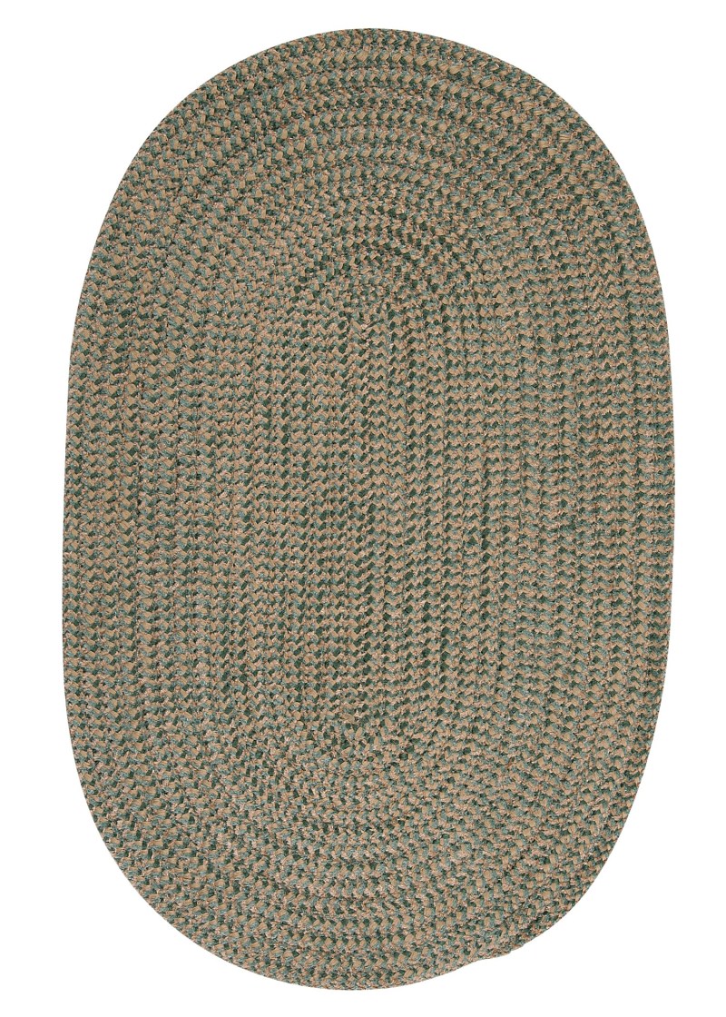 Clonial Mills Colonial Mills CX16R024X048 Softex Check Area Rug, Myrtle Green Check