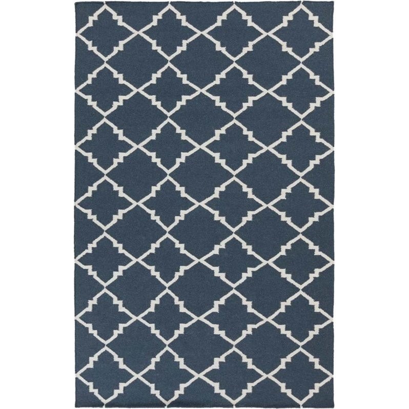 Surya  Frontier FT-451 Hand Woven 100-Percent Wool Geometric Accent Rug, 3-Feet 6-Inch by 5-Feet 6-Inch
