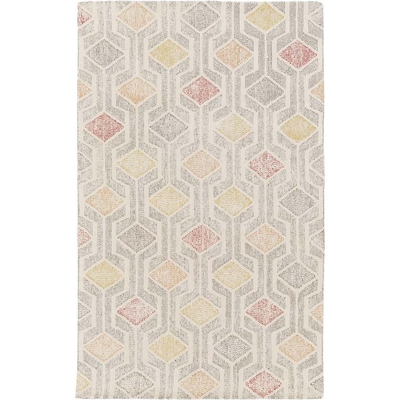 Surya  Melody 8' x 10' Hand Tufted Wool Rug in Gray