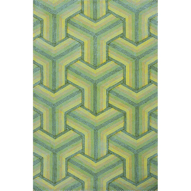 KAS Ocean Connections 7 ft. 6 in. x 9 ft. 6 in. All-Weather Area Rug