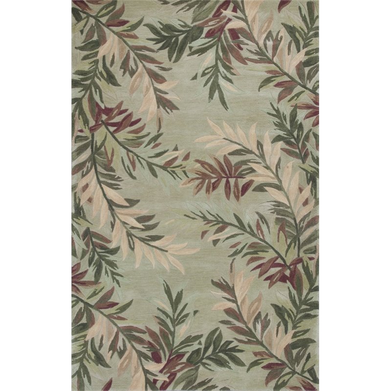 KAS Southern Branch Sage 7 ft. 9 in. x 9 ft. 6 in. Area Rug
