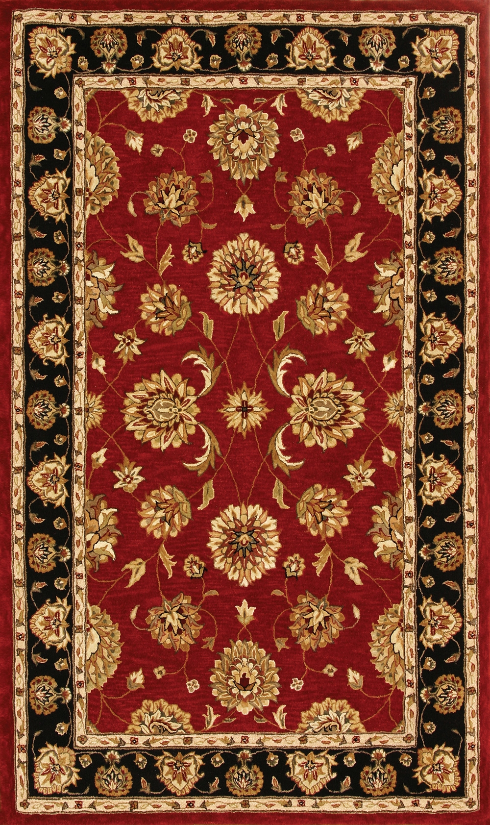 Dynamic Records  Rugs JW2870230339 Jewel 70230-339 Rug, 2'2" by 8', Red-Black