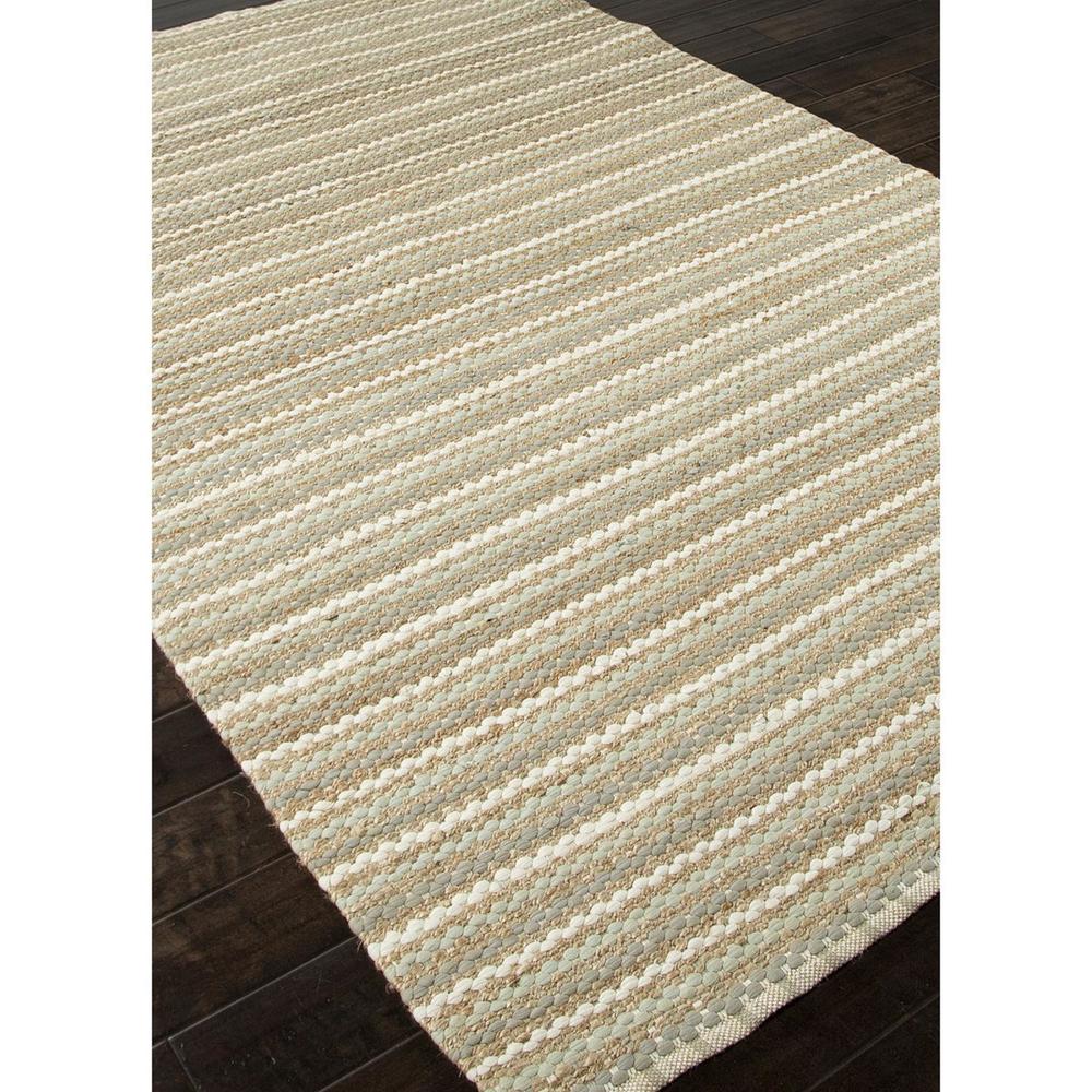 Diva At Home 8' x 10' Tangier Hand Woven Jute Natural Brown and Beige Rectangular Area Throw Rug
