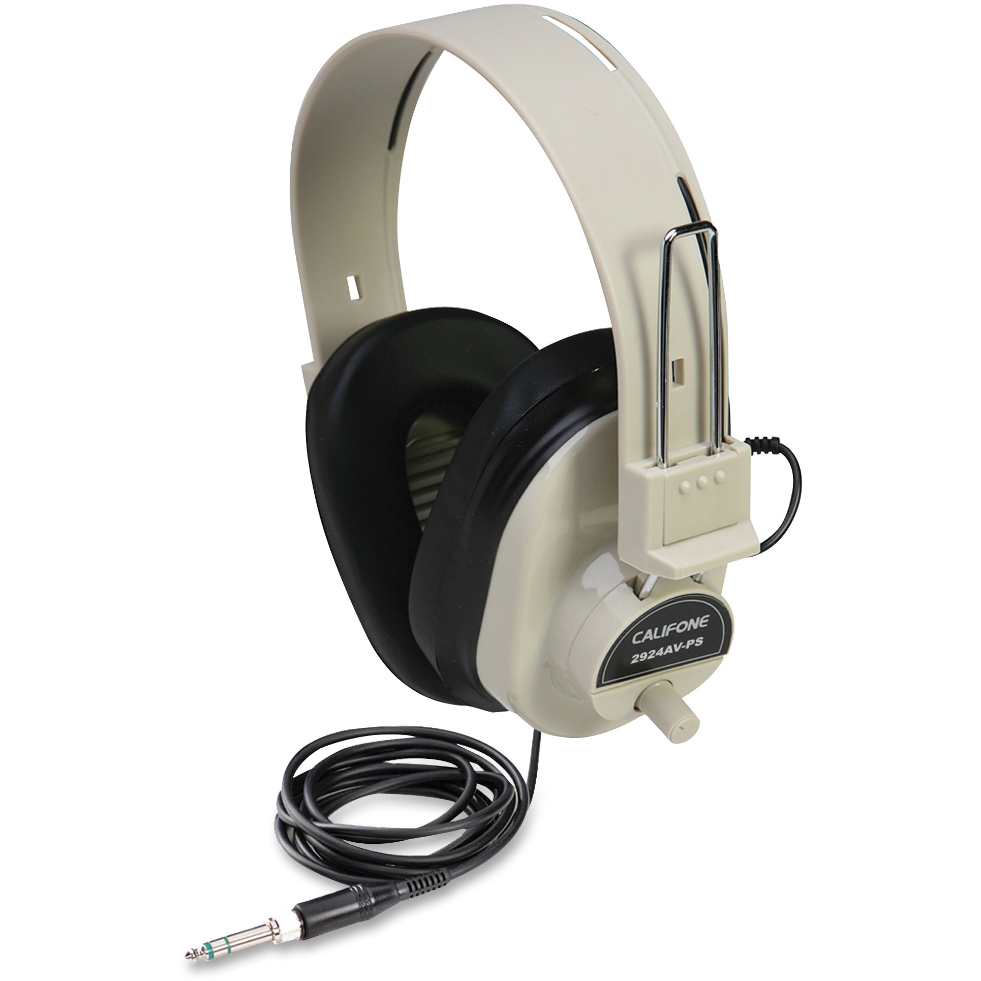 Califone 3210752  Ultra Sturdy Stereo Headphone W/ Vol Cntrl Via Ergoguys