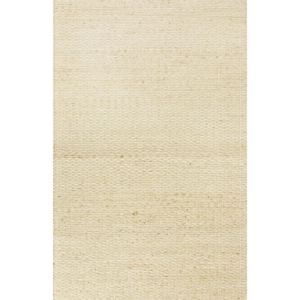 Diva At Home  3.5' x 5.5' Beige Naturals Braidley Hand Woven Jute and Chindi Cotton Area Throw Rug