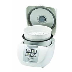 Panasonic 5 Cup (Uncooked) Rice Cooker with Fuzzy Logic and One-Touch Cooking for Brown Rice, White Rice, and Porridge or